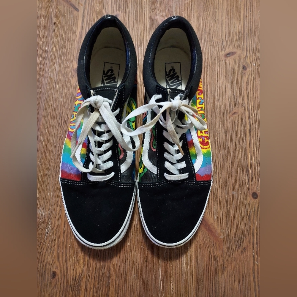 Custom hand painted Grateful Dead vans